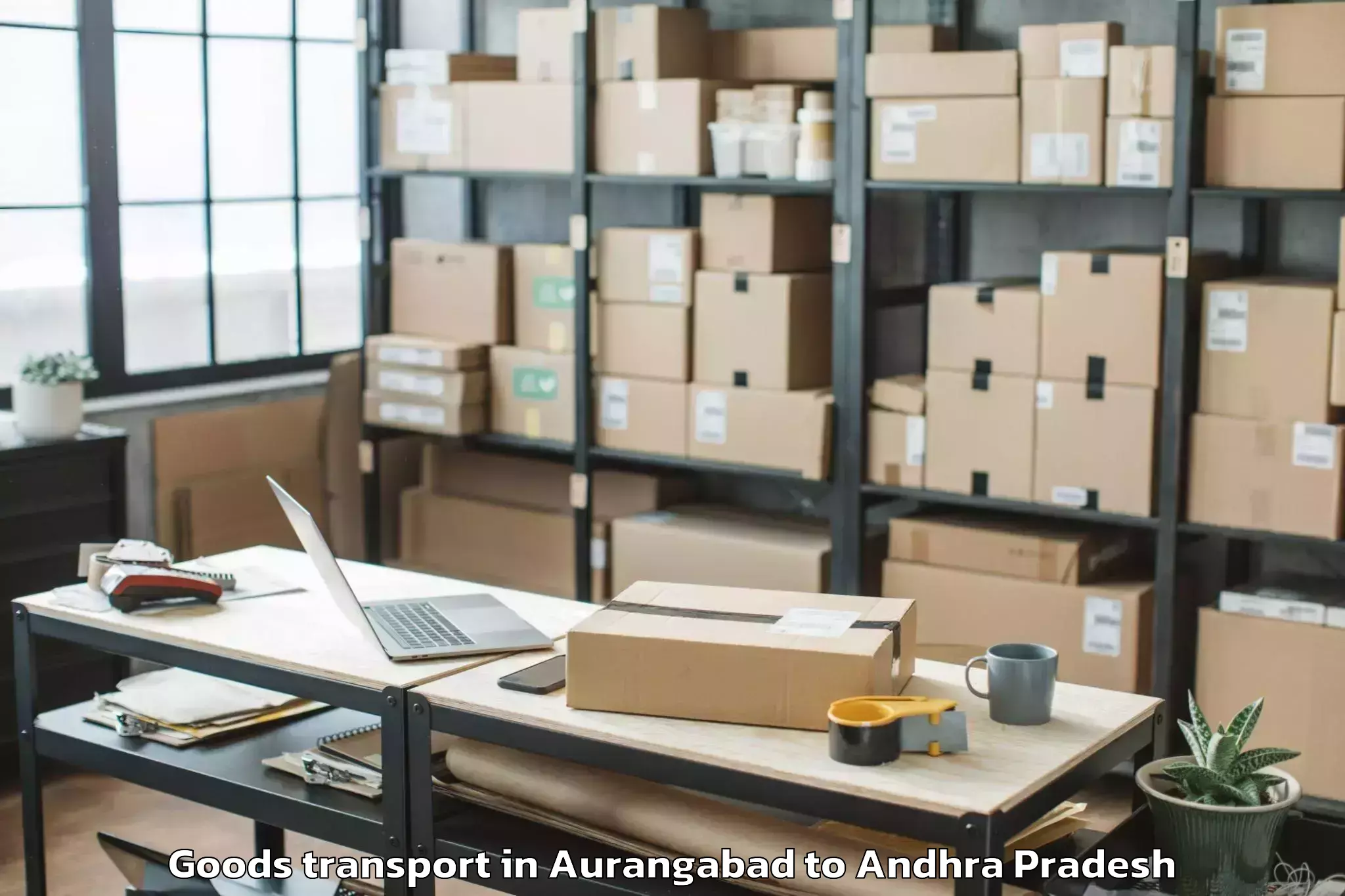 Hassle-Free Aurangabad to Peddapappur Goods Transport